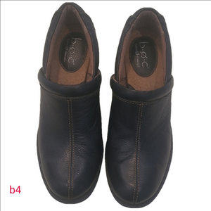 b.o.c. Black Mules Streamlined Comfort